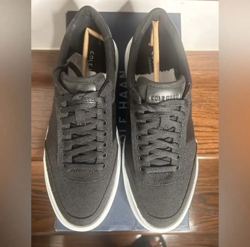 Cole Haan Men’s Grandpro Rally Court 2, Sz. 7W, Black & White